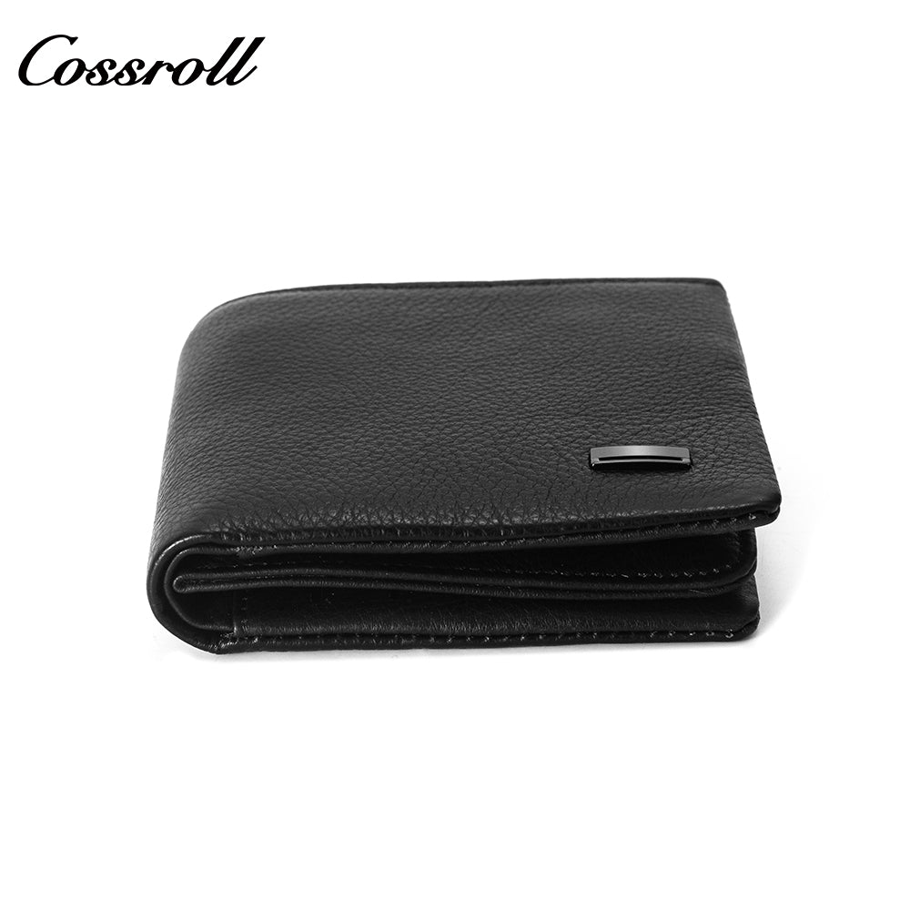 2024 New Genuine Leather Men's Wallet Short High-End Men's Wallet Best-Selling Style