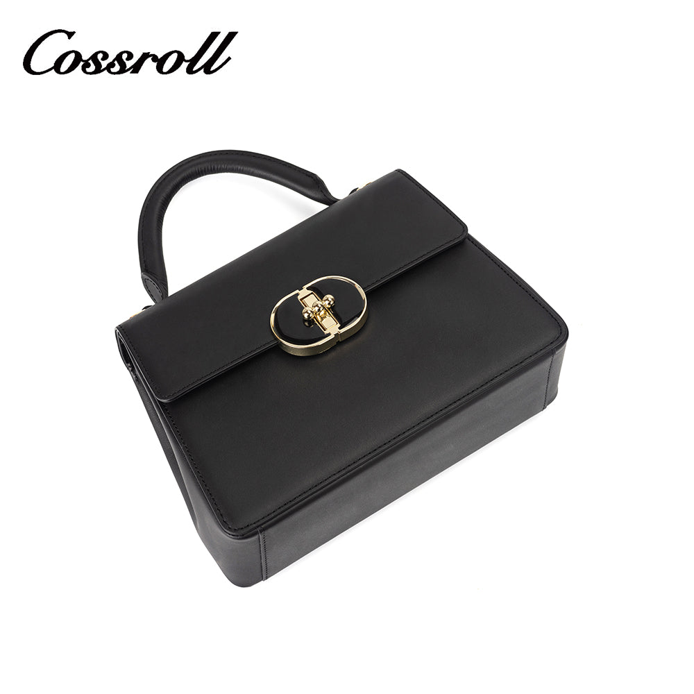 A fashionable woman's must-have: a genuine leather handbag