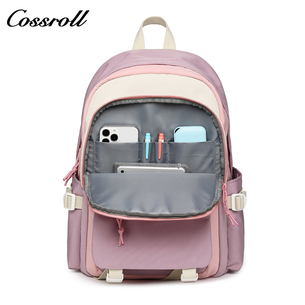 Large capacity high middle school female shoulder bag travel schoolbag