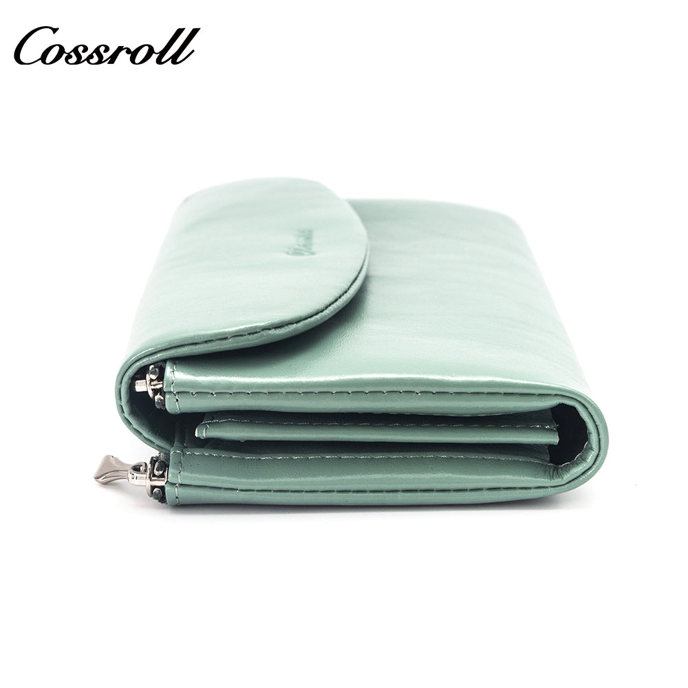 Best Selling leather luxury women small wallet Genuine Leather