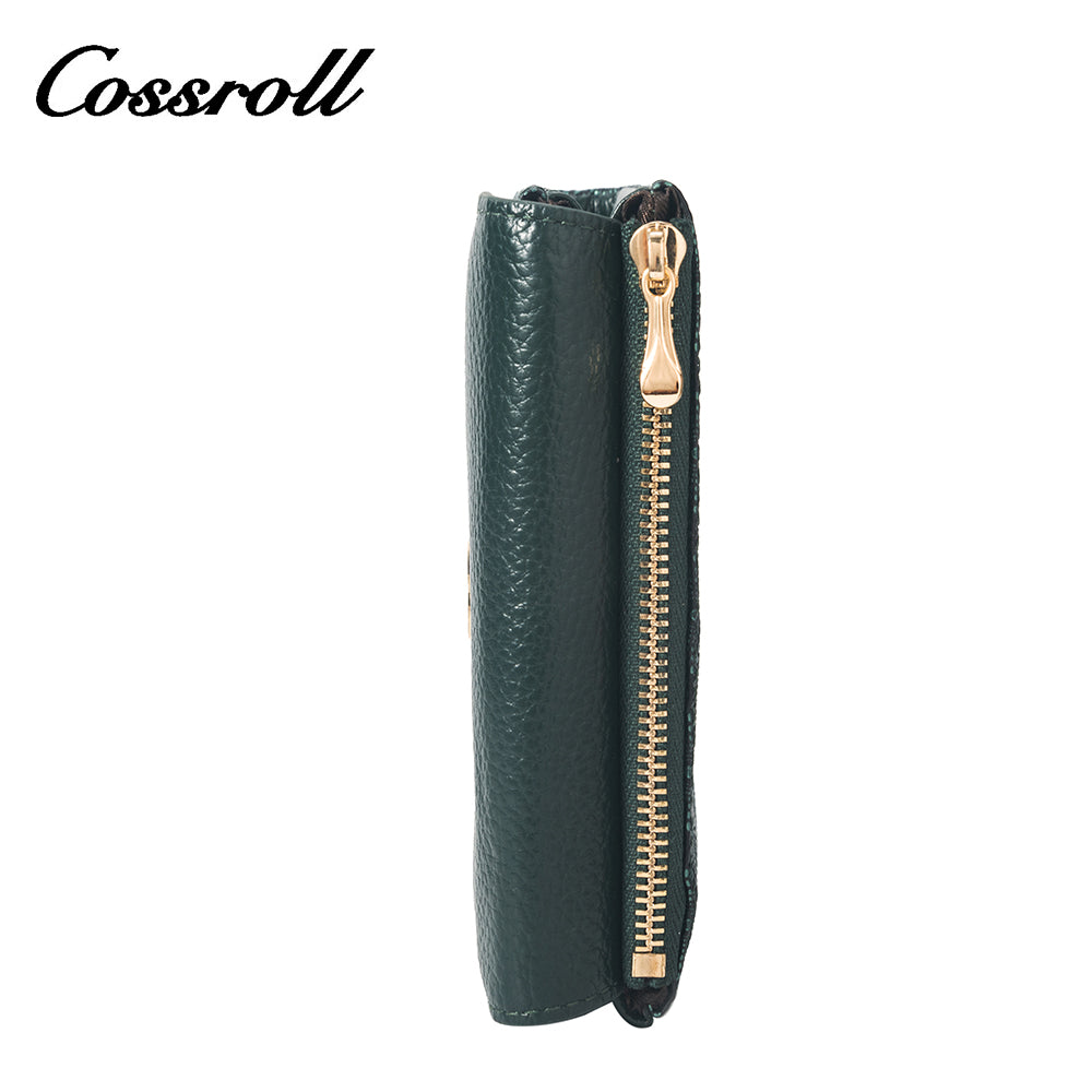 Professional Manufacturer large leather purse manufacturers custom geniune leather wallet