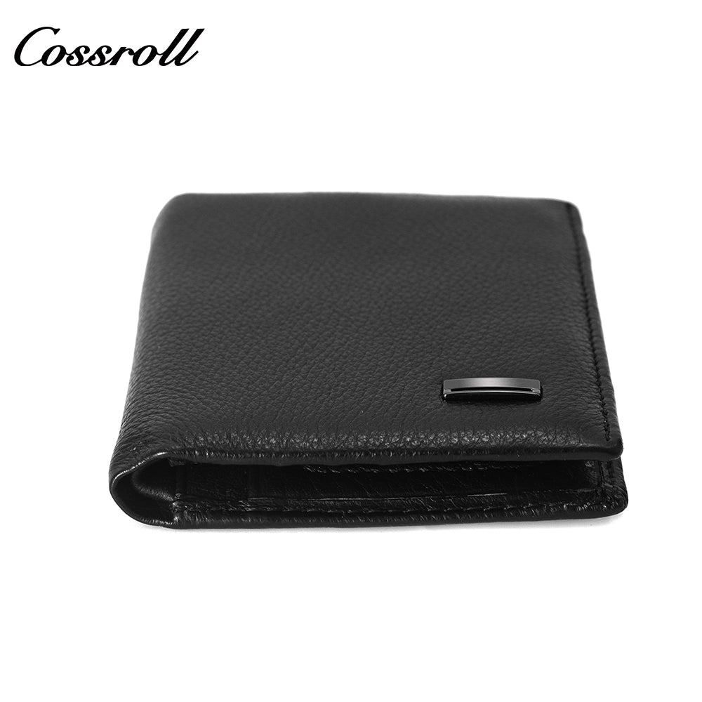 2024 New Genuine Leather Men's Wallet Short High-End Men's Wallet Best-Selling Style