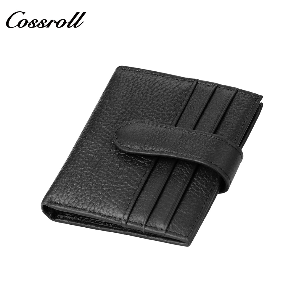 Women's genuine leather business card holder ID card holder credit card holder work ID holder wallet