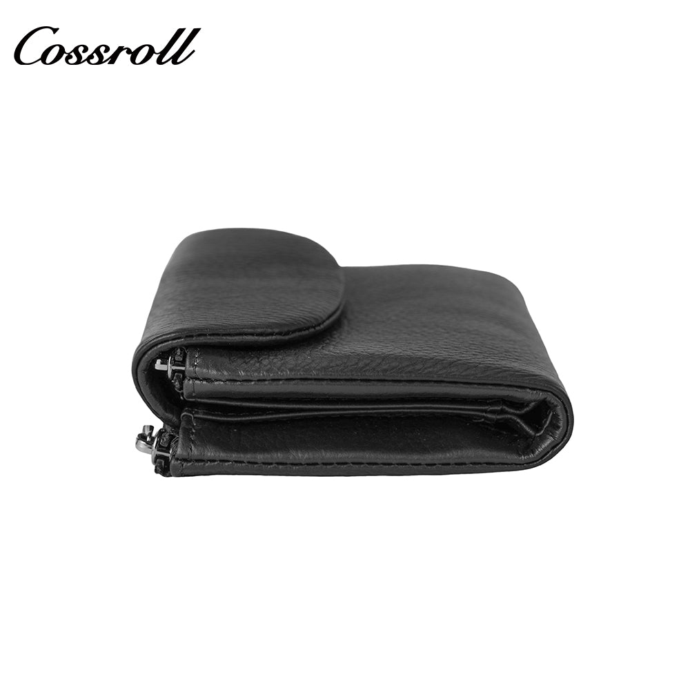 Genuine leather wallet short style fashionable women's soft leather texture clutch retro wallet