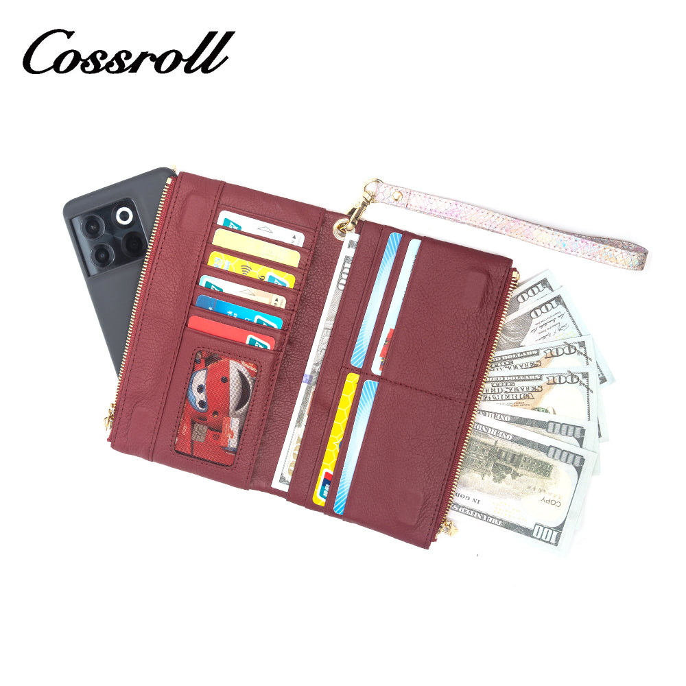 A taste for life: women's leather wallets made of the finest materials for a unique and glamorous look