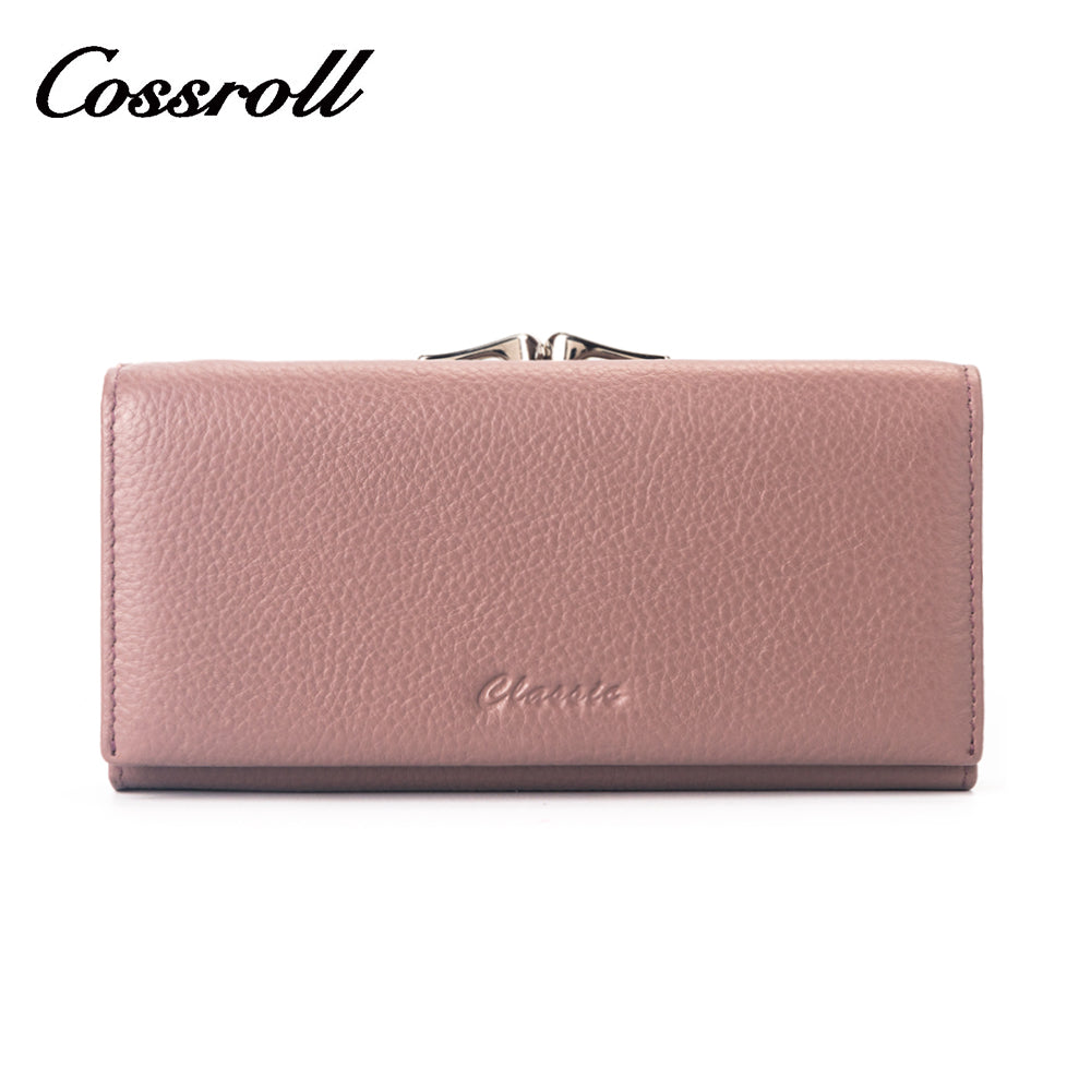 Women Thick Leather Long Wallets With Card Slots