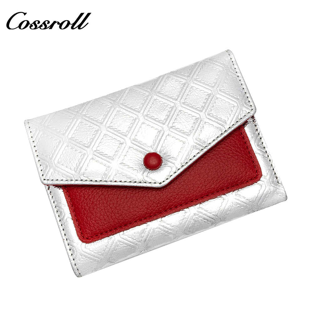 Best Selling leather luxury women small wallet Genuine Leather