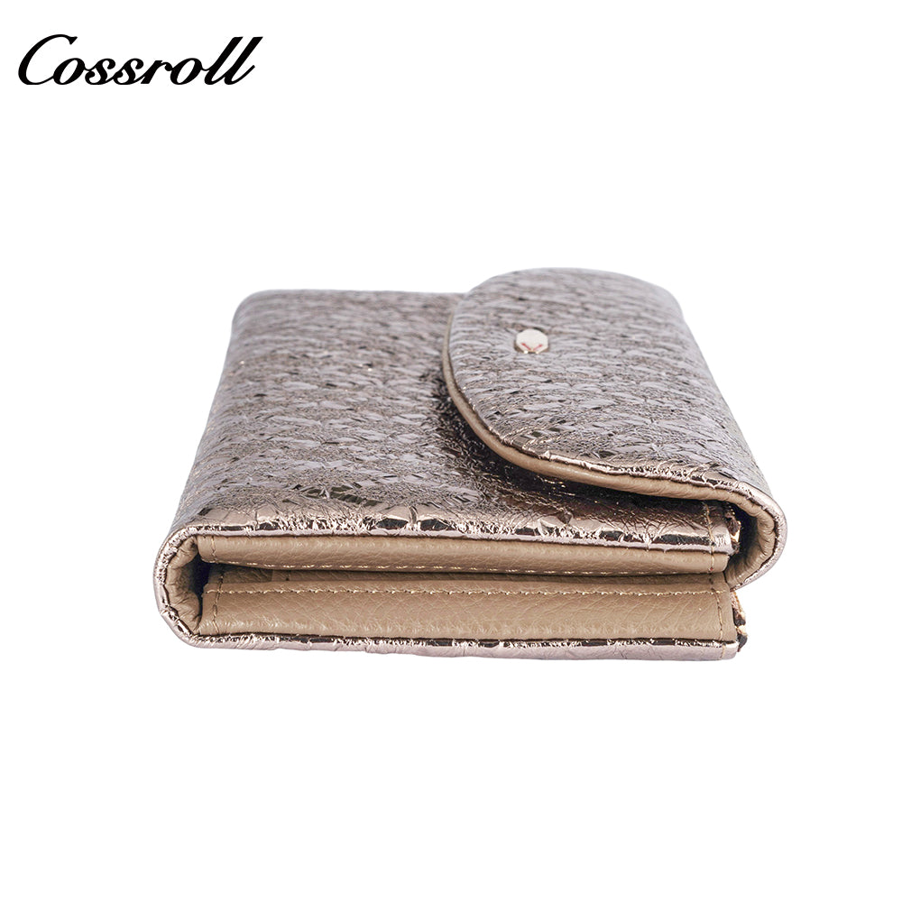 Best Selling leather luxury women small wallet Genuine Leather