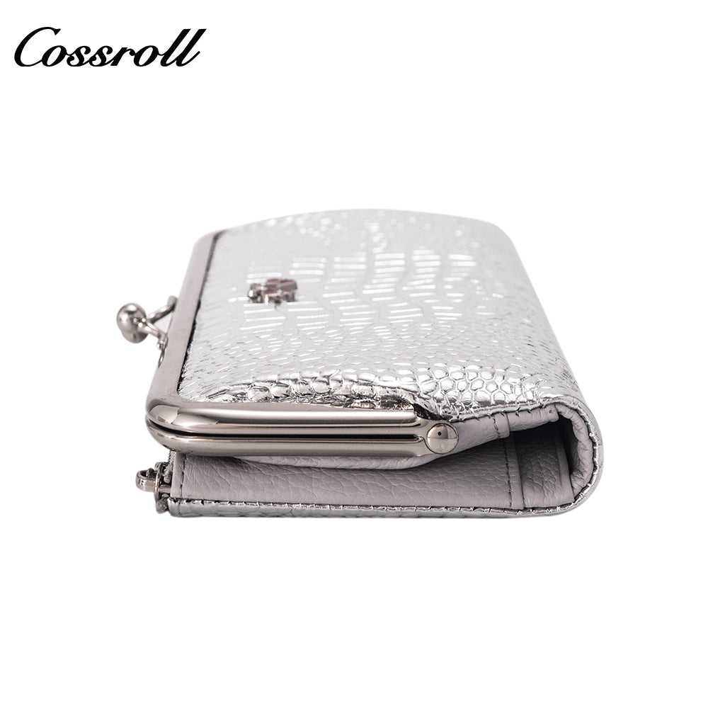 High Quality Wholesale leather luxury crocodile texture Genuine Leather
