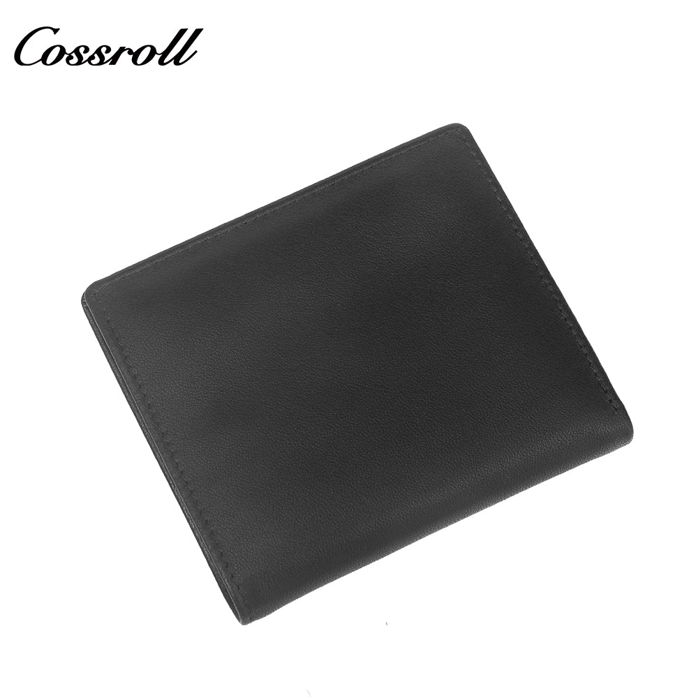 New leather wallet short first layer cowhide women's advanced sense purse small purse for women