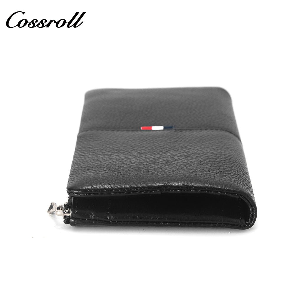 Most Popular best brand leather long wallet female Genuine Leather