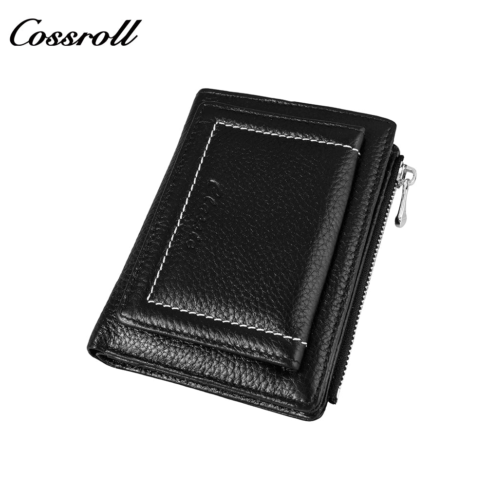 Women's Wallet Zipper Multifunctional Japan and South Korea Coin Pouch Snap Button Simple Premium Feeling Money Clip