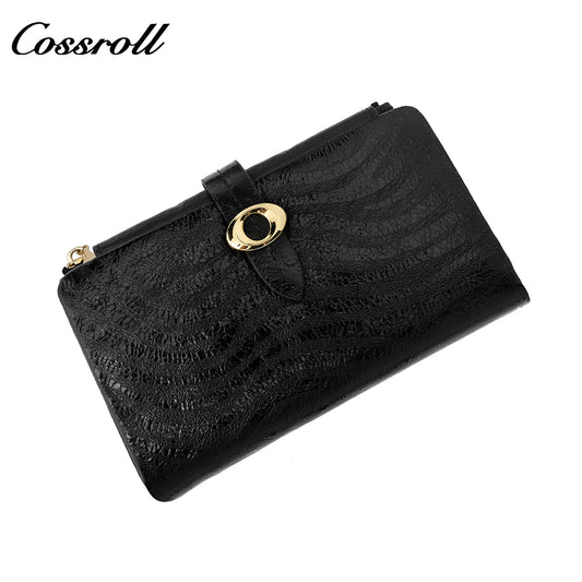 Factory Selling Directly large women's geniune leather wallet