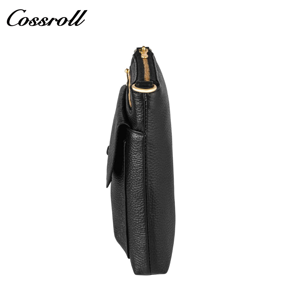 Ageing girl sense magnetic buckle design daily wind shoulder crossbody bag women purse