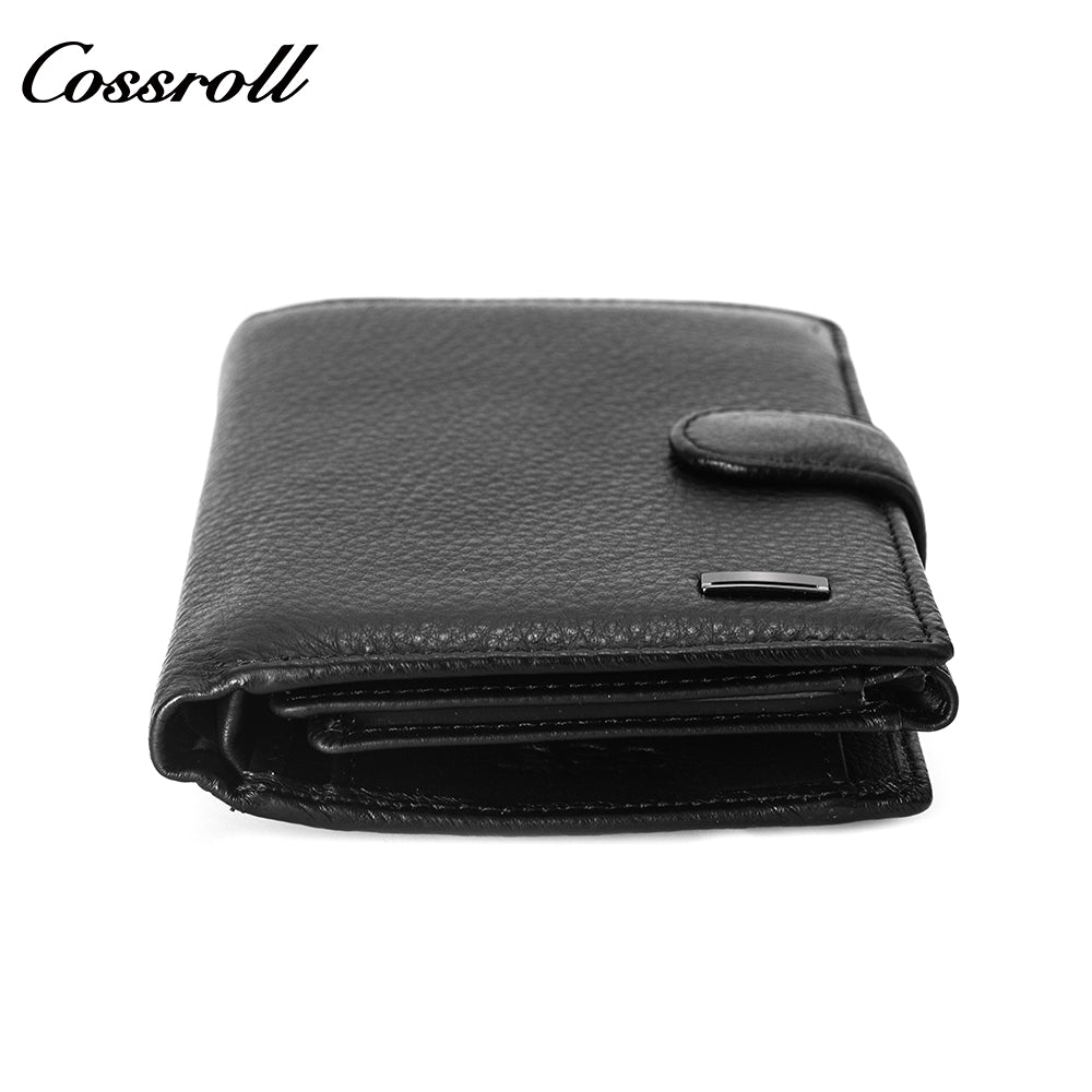 2024 New Genuine Leather Men's Wallet Short High-End Men's Wallet Best-Selling Style