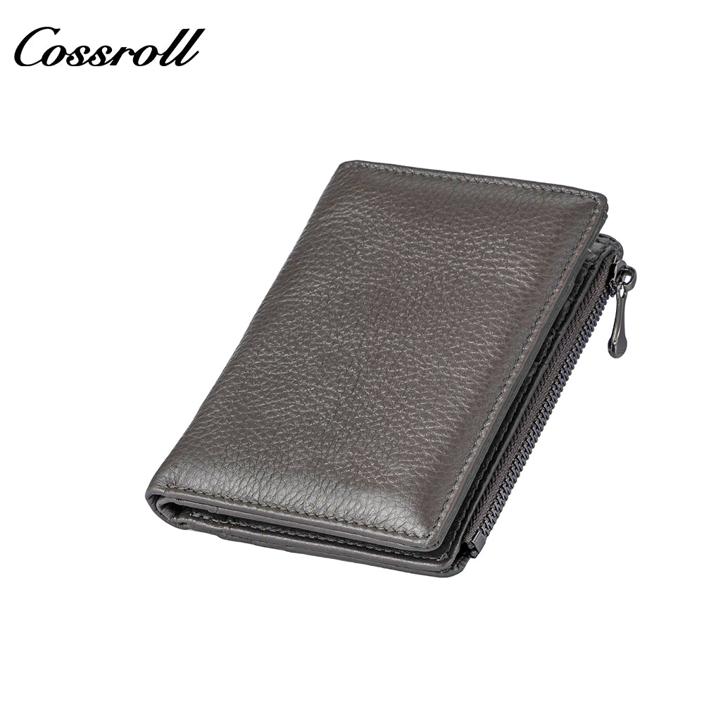Leather Goods Factory Genuine Leather Wallet Multi-Card Slot Zipper Wallet Large Capacity Multifunctional Women's Wallet