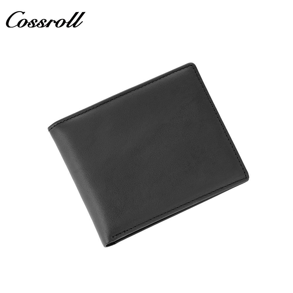 Multifunctional new men's wallet head layer cowhide color collision money clip