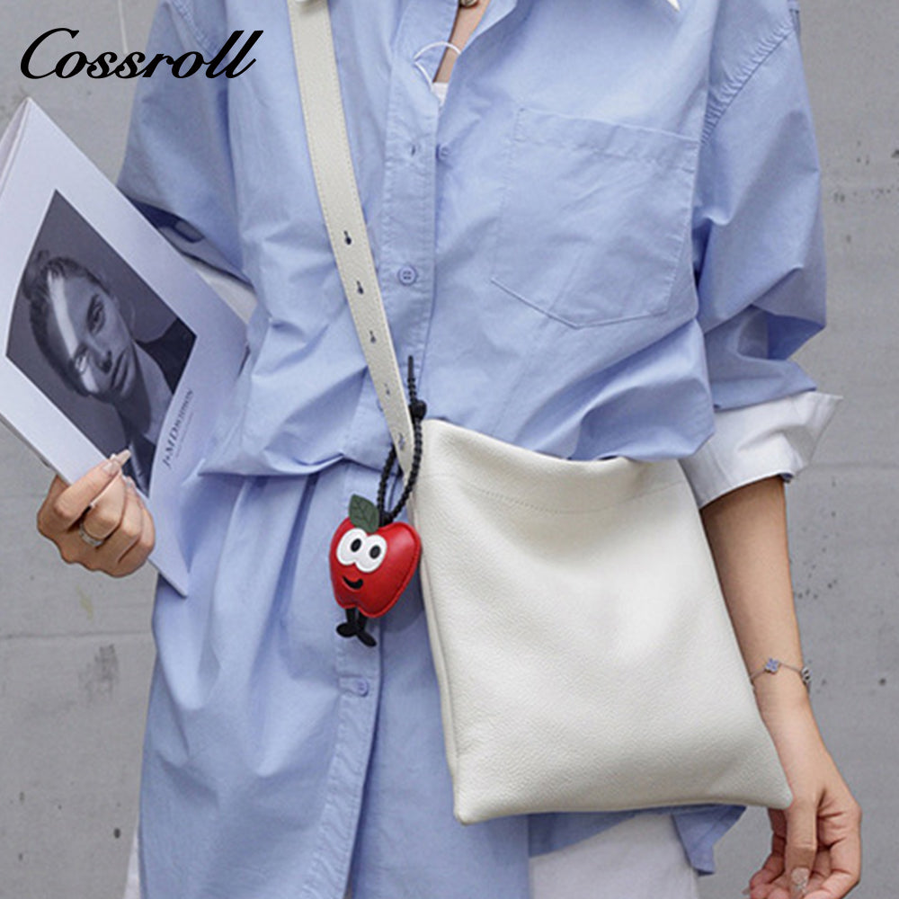 Light Soft head layer cowhide totebag 2025 new minimalist niche leather women's bag commuter shoulder