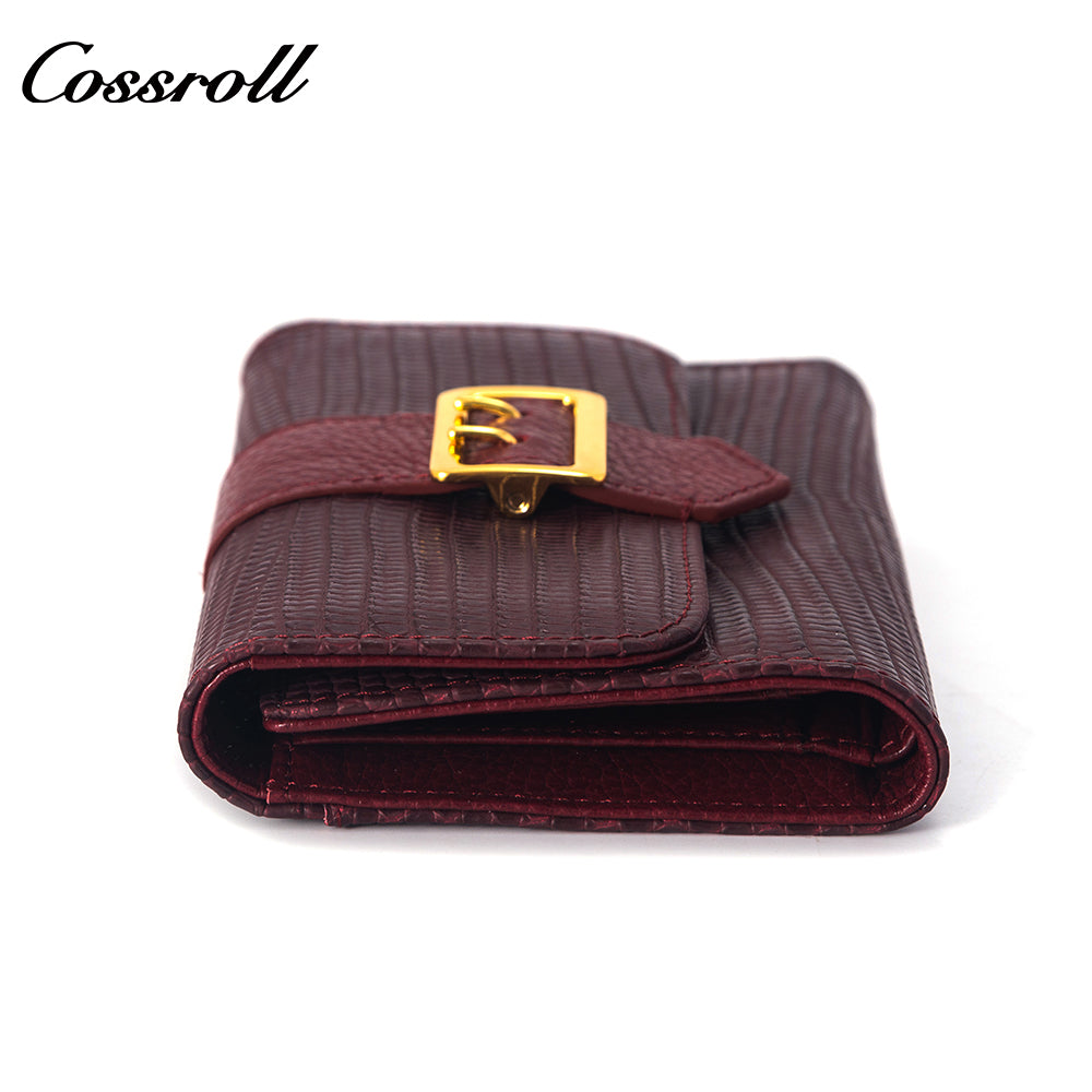 Best Selling leather luxury women small wallet Genuine Leather