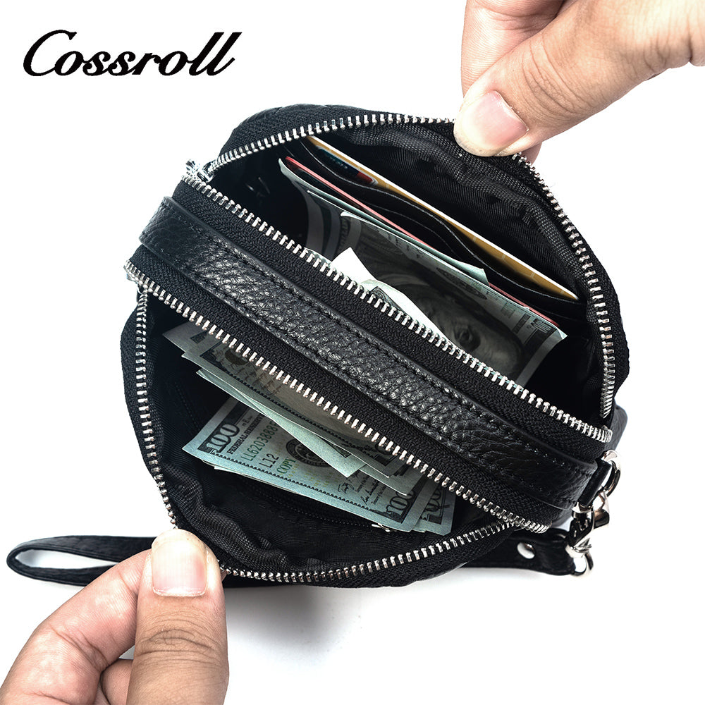 Classic Ladies Clutch Bag Portable Going Out Large Capacity Small Items Storage Leather Bag