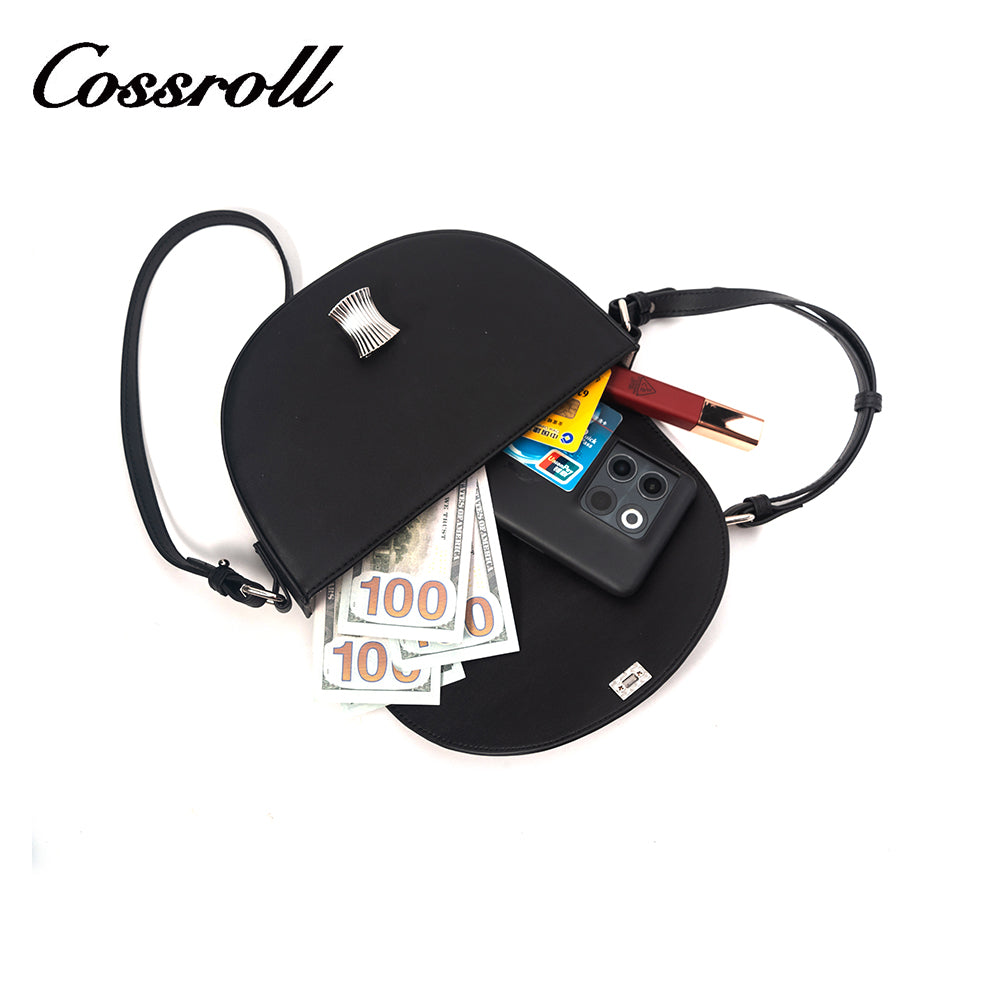 High Quality Leather Brand Luxury Design Luxury Cowhide Shoulder Bag Women's Handbag