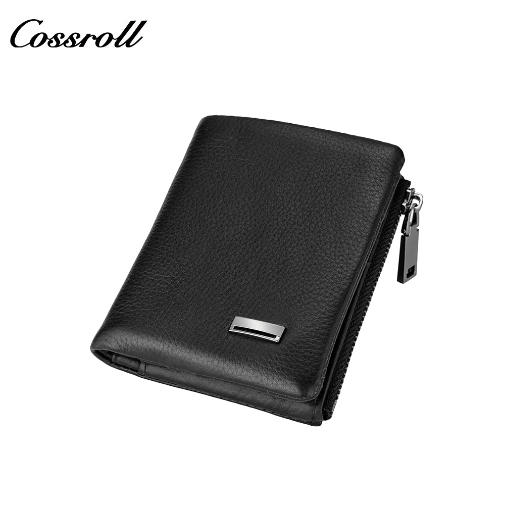 Men's Wallet Premium Feeling Short Wallet Genuine Leather Money Clip Cowhide Wallet Coin Purse Genuine Cowhide
