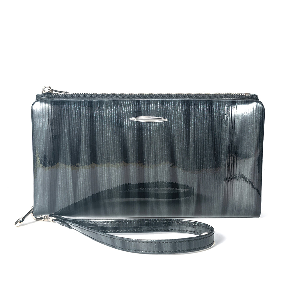Factory processing custom cross-border new leather women's purse long zipper cowhide women's foreign trade handbag custom