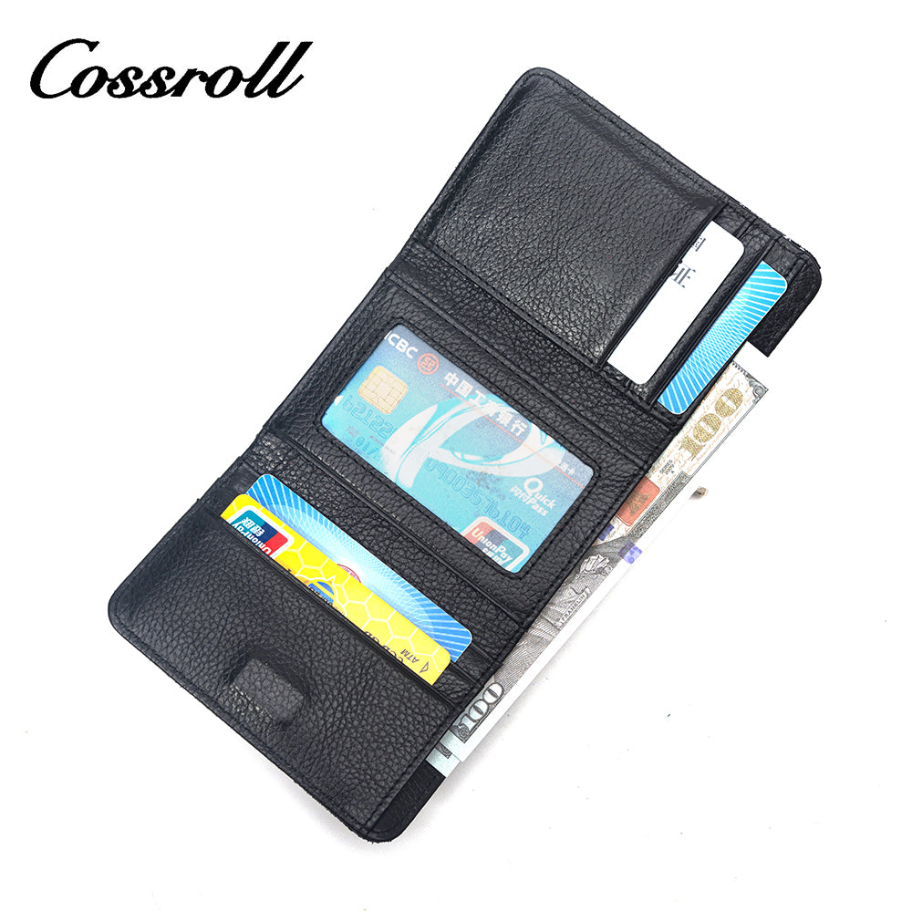 Custom Label block designer leather wallet women's With Good Product Quality