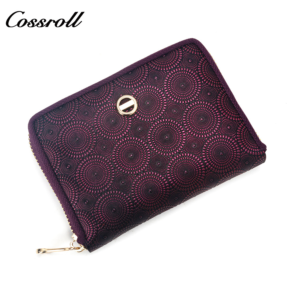 Best Selling leather luxury women small wallet Genuine Leather