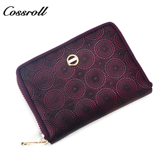 Best Selling  leather luxury  women small wallet Genuine Leather