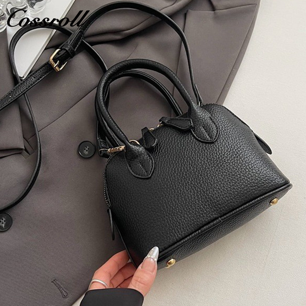 mini French sheep print shell bag handbag crossbody bowling leather shoulder small square bag female
