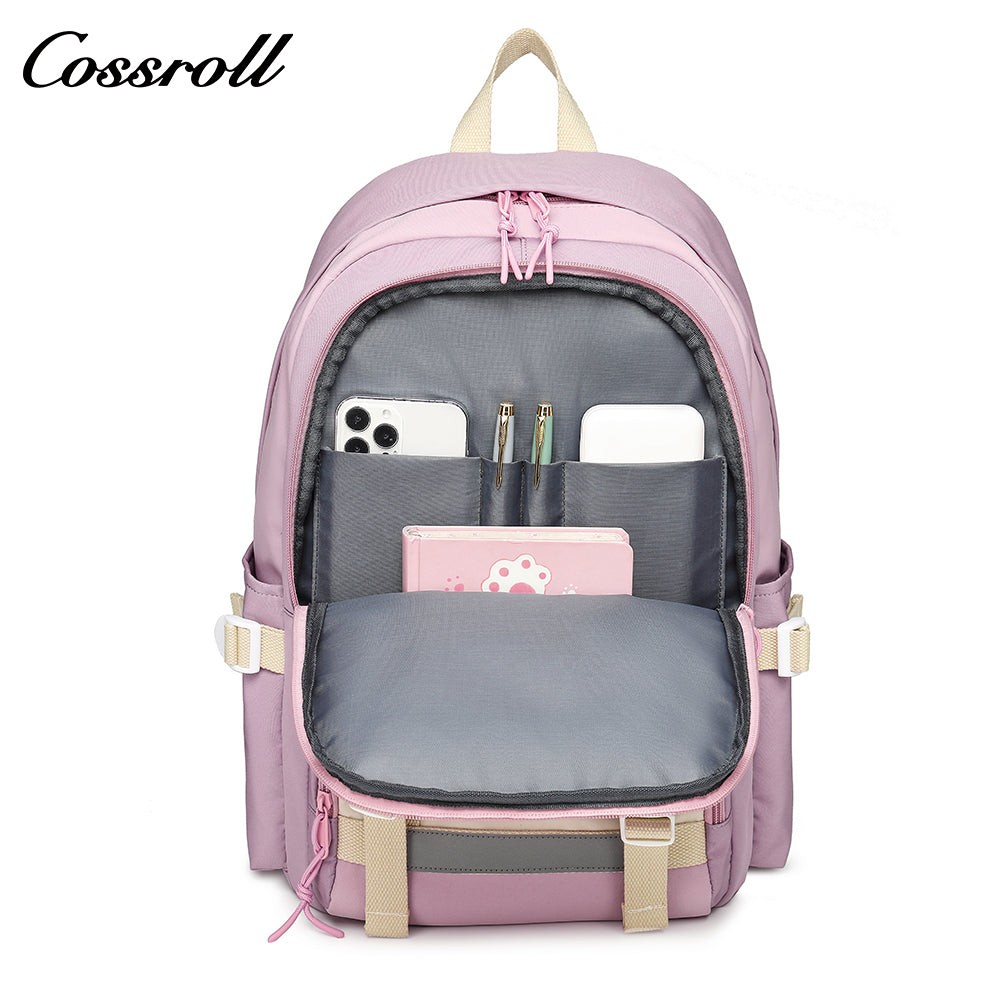 Shoulder bag female middle school lightweight college students schoolbag large capacity leisure fashion