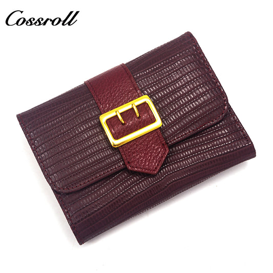 Best Selling leather luxury women small wallet Genuine Leather