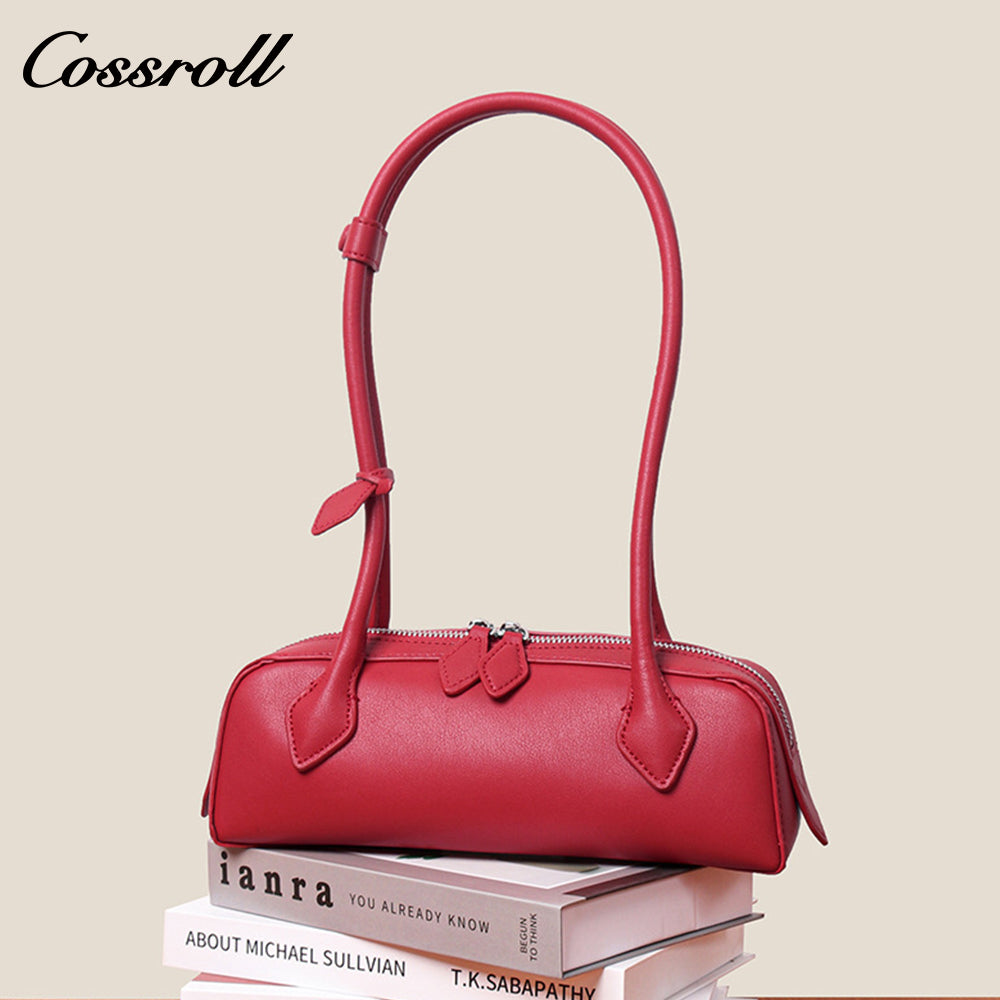 Cross Women's Bags 20205 New Weenie Bag Long Handle Baguette Bag Minority Retro Armpit Bag Ladies Tote Shoulder BagRAWomsstropitsn's