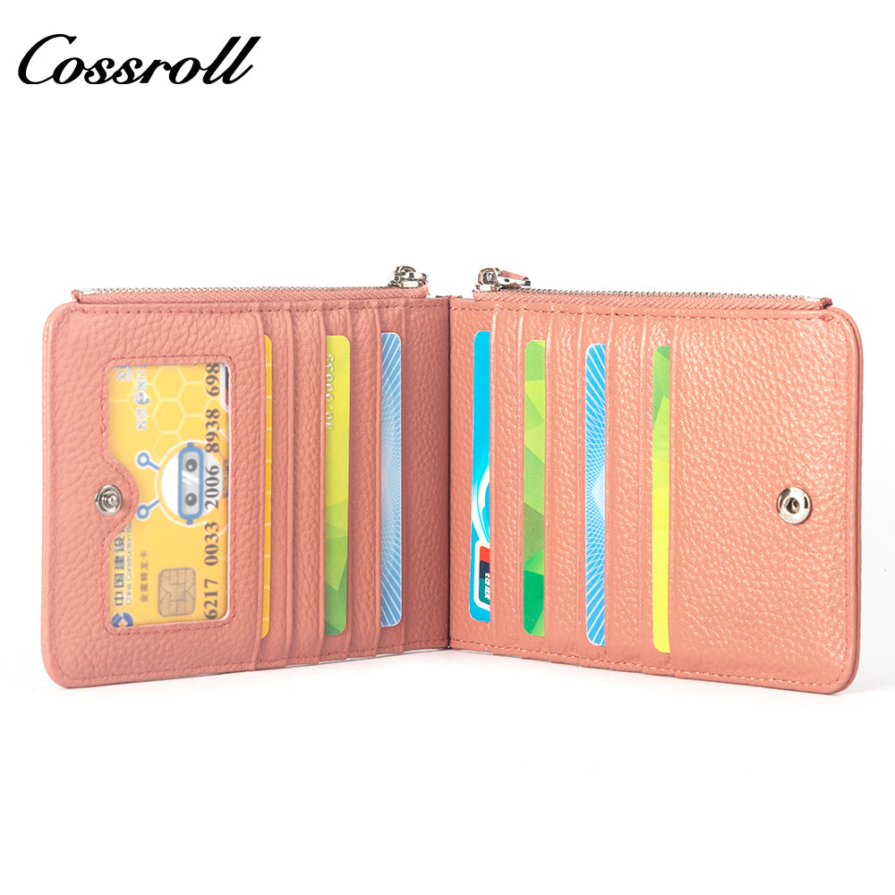 High Quality Cheap Price imperial leather geniune leather wallet Lychee leather