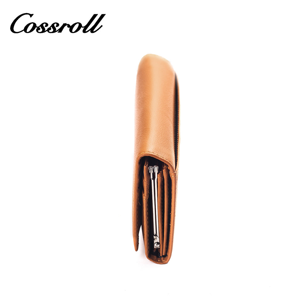 Women's long real wallet Slim Real Leather Credit Card Holder Clutch Wallets for Women