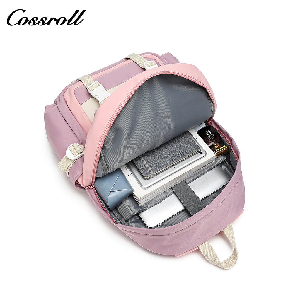 Large capacity high middle school female shoulder bag travel schoolbag