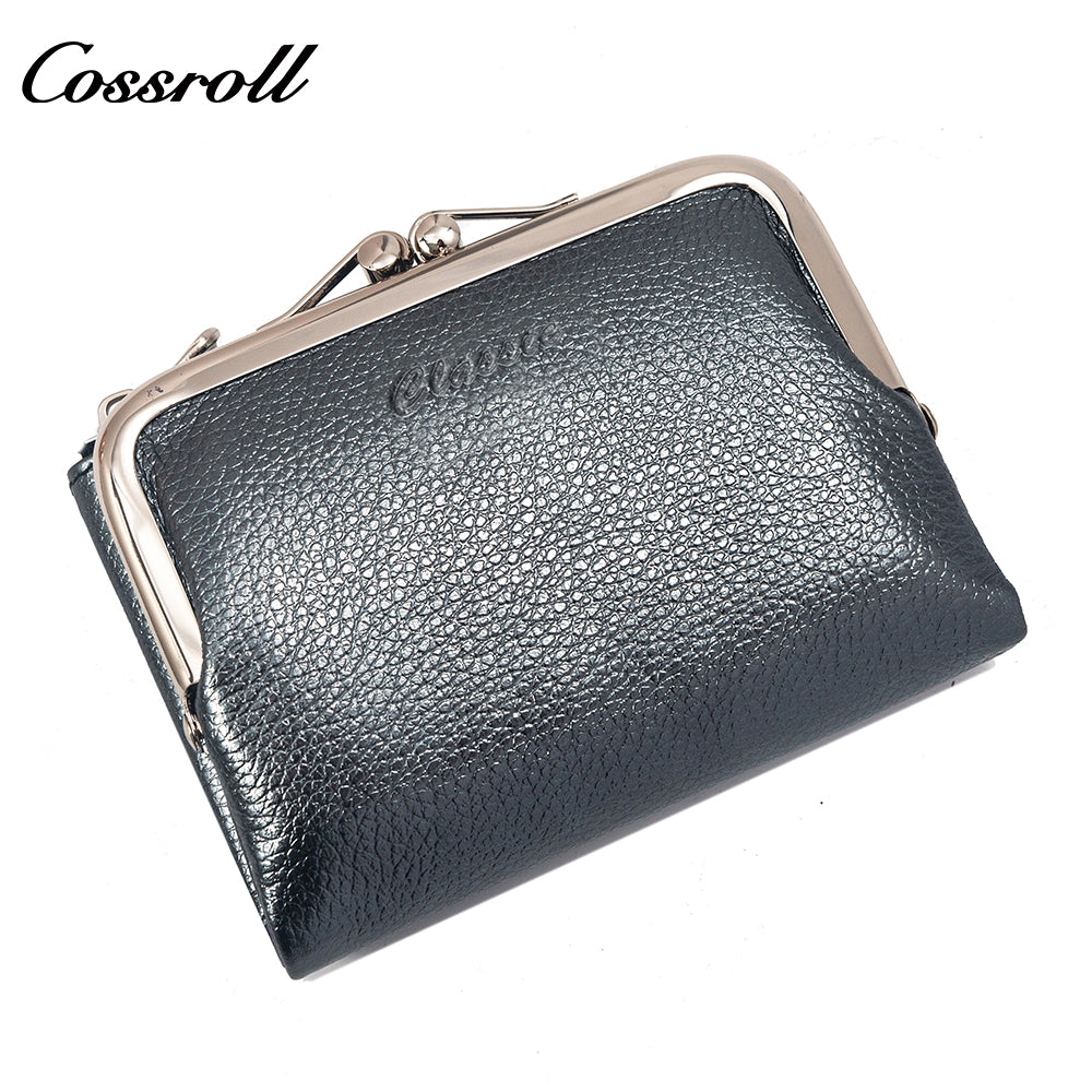 Trendy and Durable Genuine Leather Women's Wallets Women's Short classic