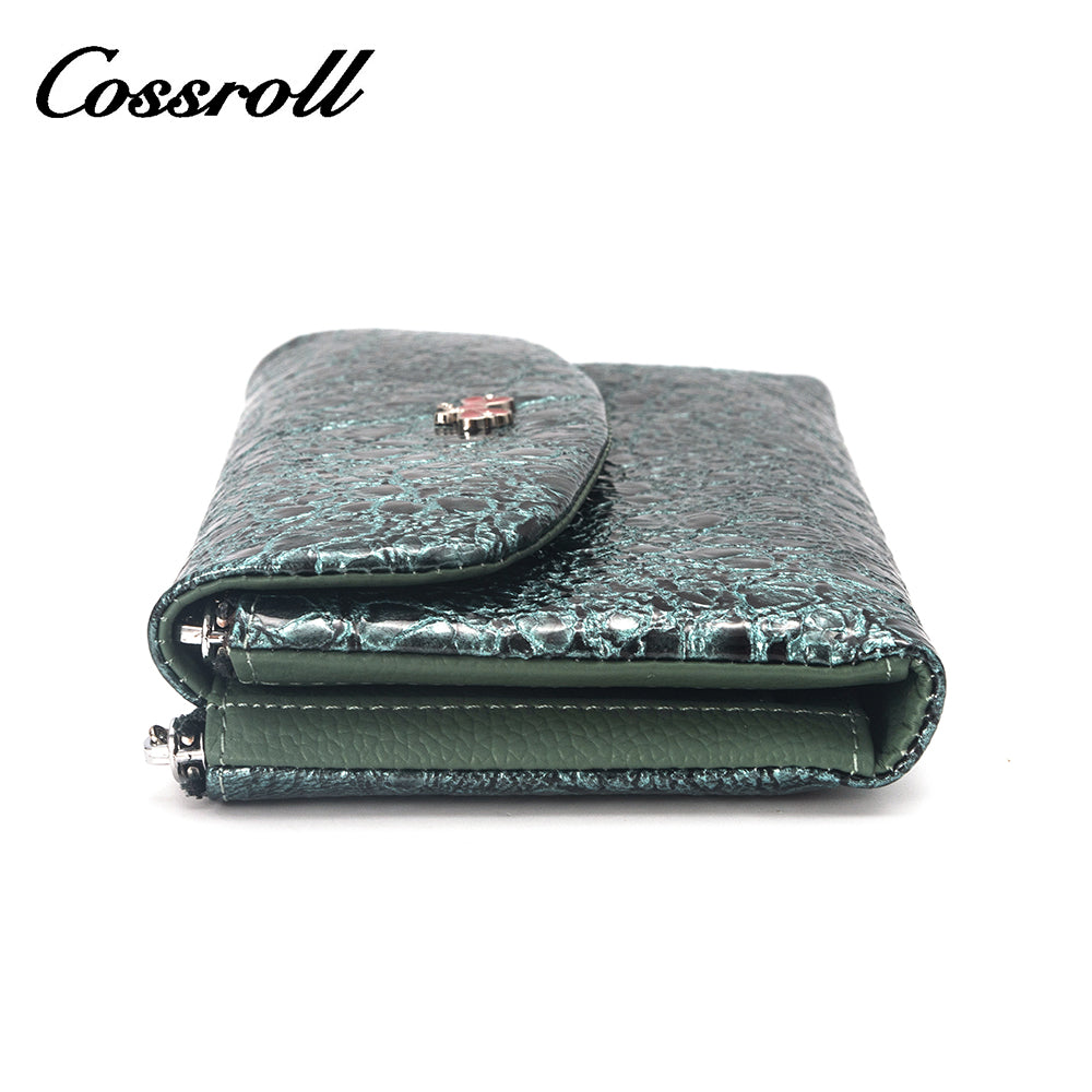 The Lowest Price pure leather magic wallet crocodile texture Genuine Leather