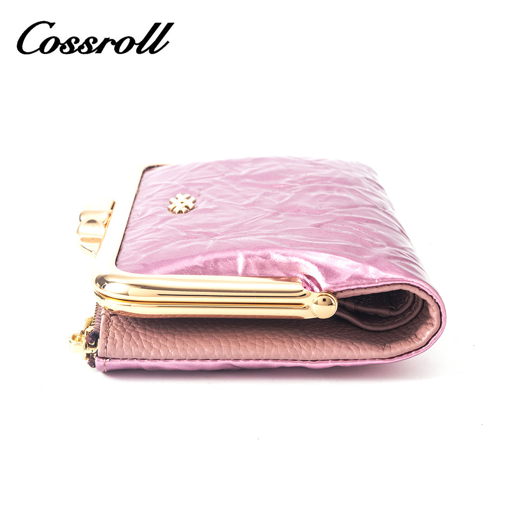 Top-Selling Genuine Leather Women's Wallets Bright leather