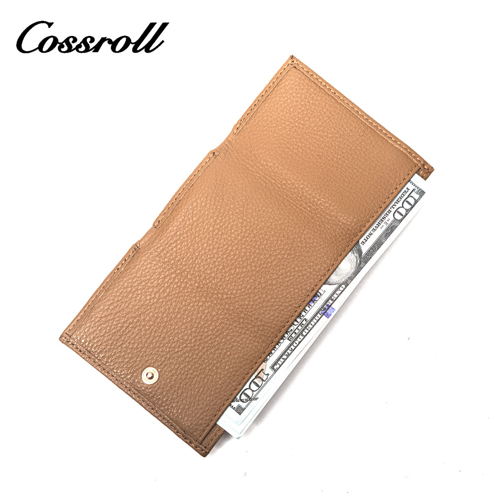 ODM/OEM Manufacturer short small leather card wallets for women