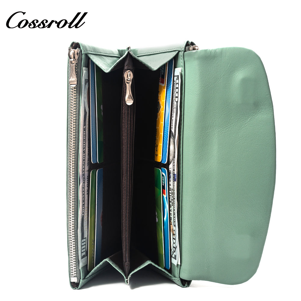 Best Selling leather luxury women small wallet Genuine Leather