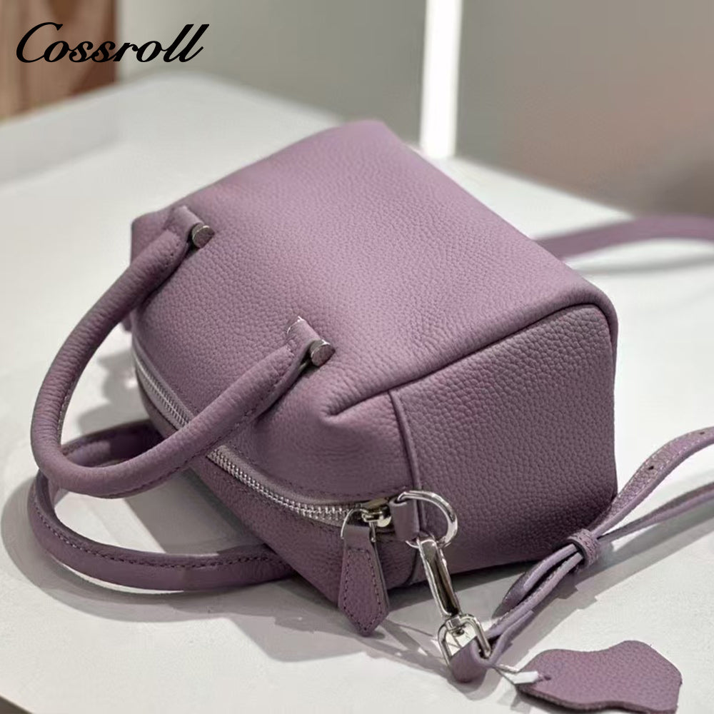 Women's Bags Litchi ToteBags Texture Fashion Shoulder Bags Pure Color