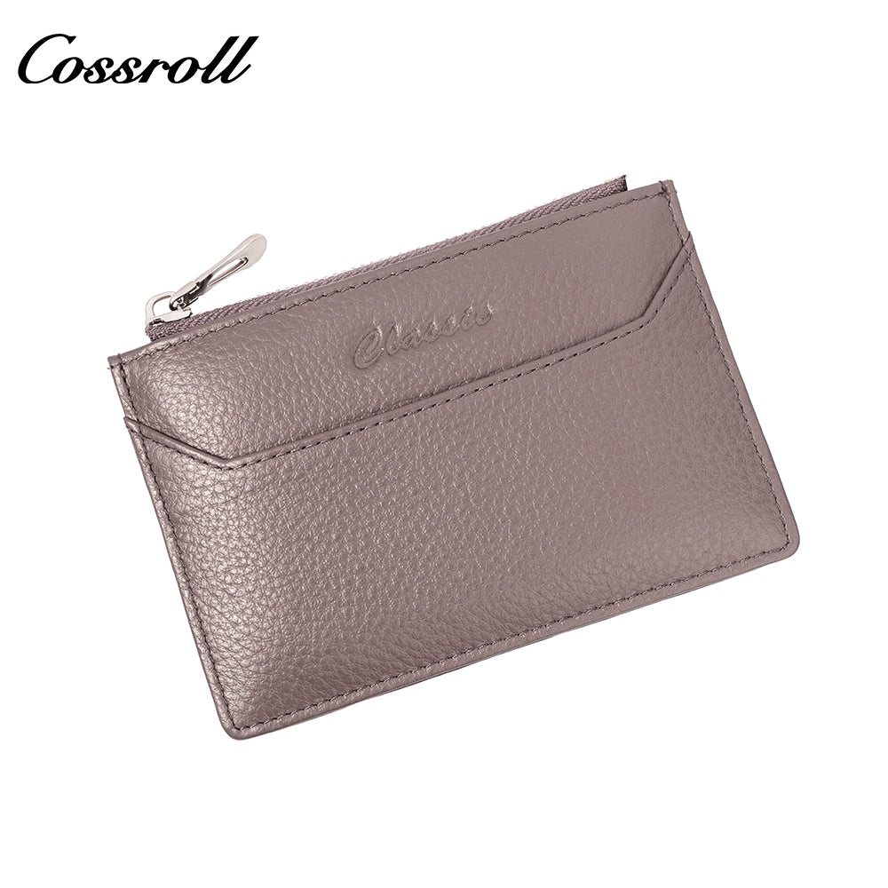 New Women's Wallet Short Wallet Multifunctional Simple Multi Card Position Lychee Pattern Money Clip