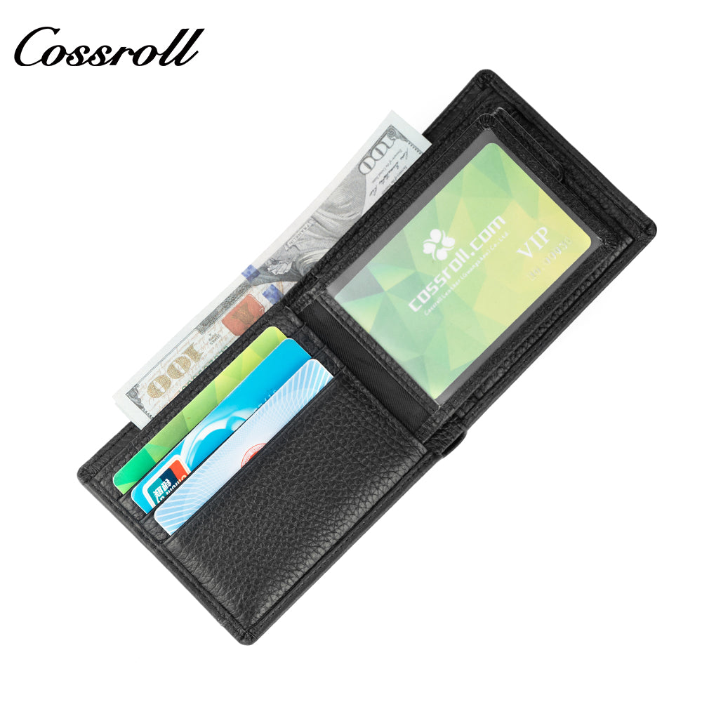 Business Casual Genuine Leather Large Capacity Soft Leather Wallet Multi Card Holder