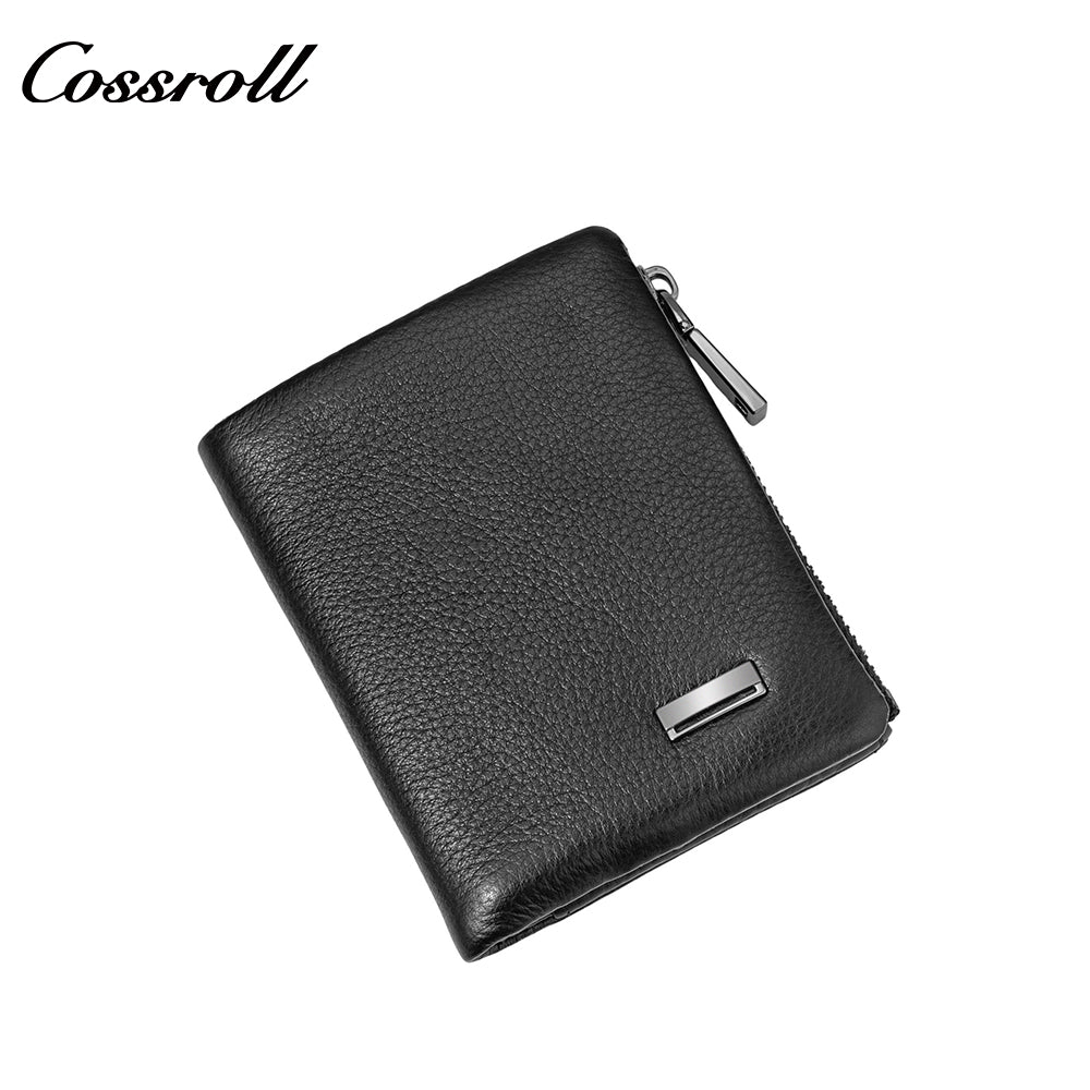 Men's Wallet Premium Feeling Short Wallet Genuine Leather Money Clip Cowhide Wallet Coin Purse Genuine Cowhide
