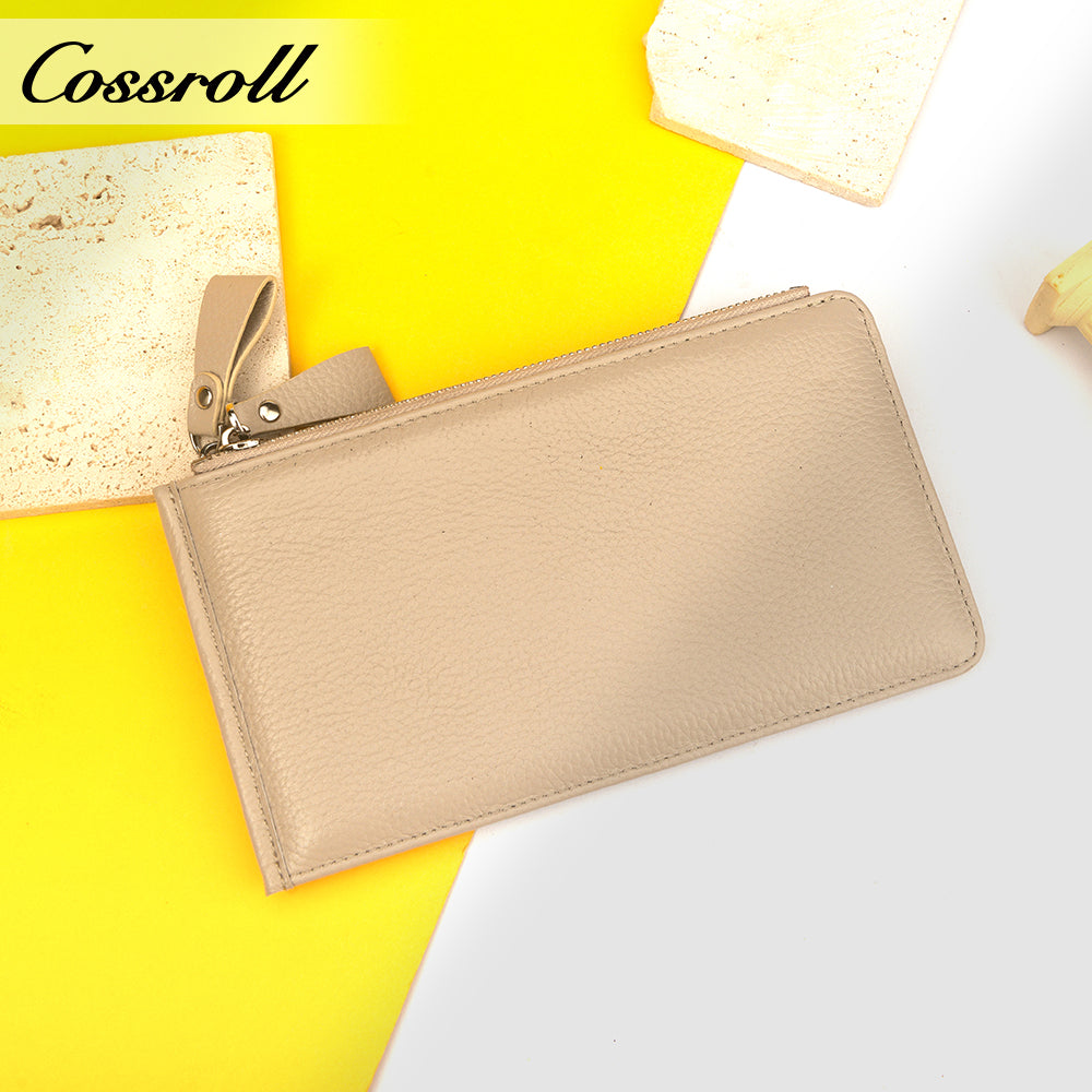 Most Selling Products manufactory for women geniune leather wallet Lychee leather