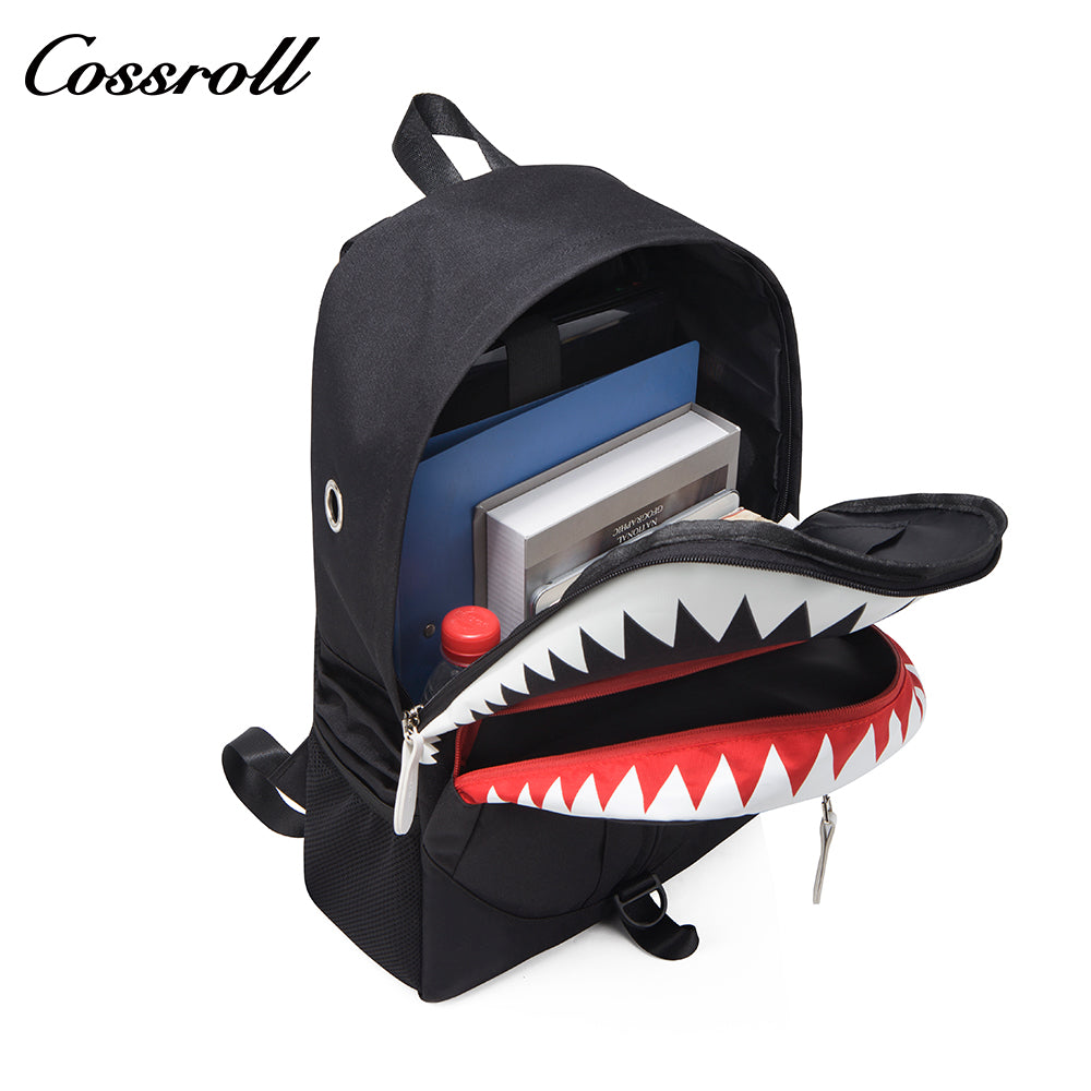 New shark schoolbag bape personality graffiti student shoulder bag men and women models fashion trend shoulder bag