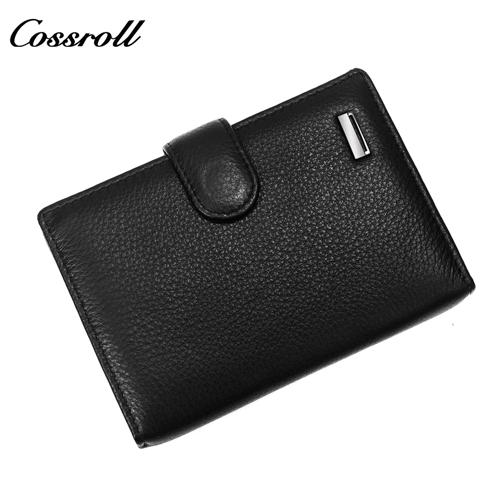 2024 New Genuine Leather Men's Wallet Short High-End Men's Wallet Best-Selling Style