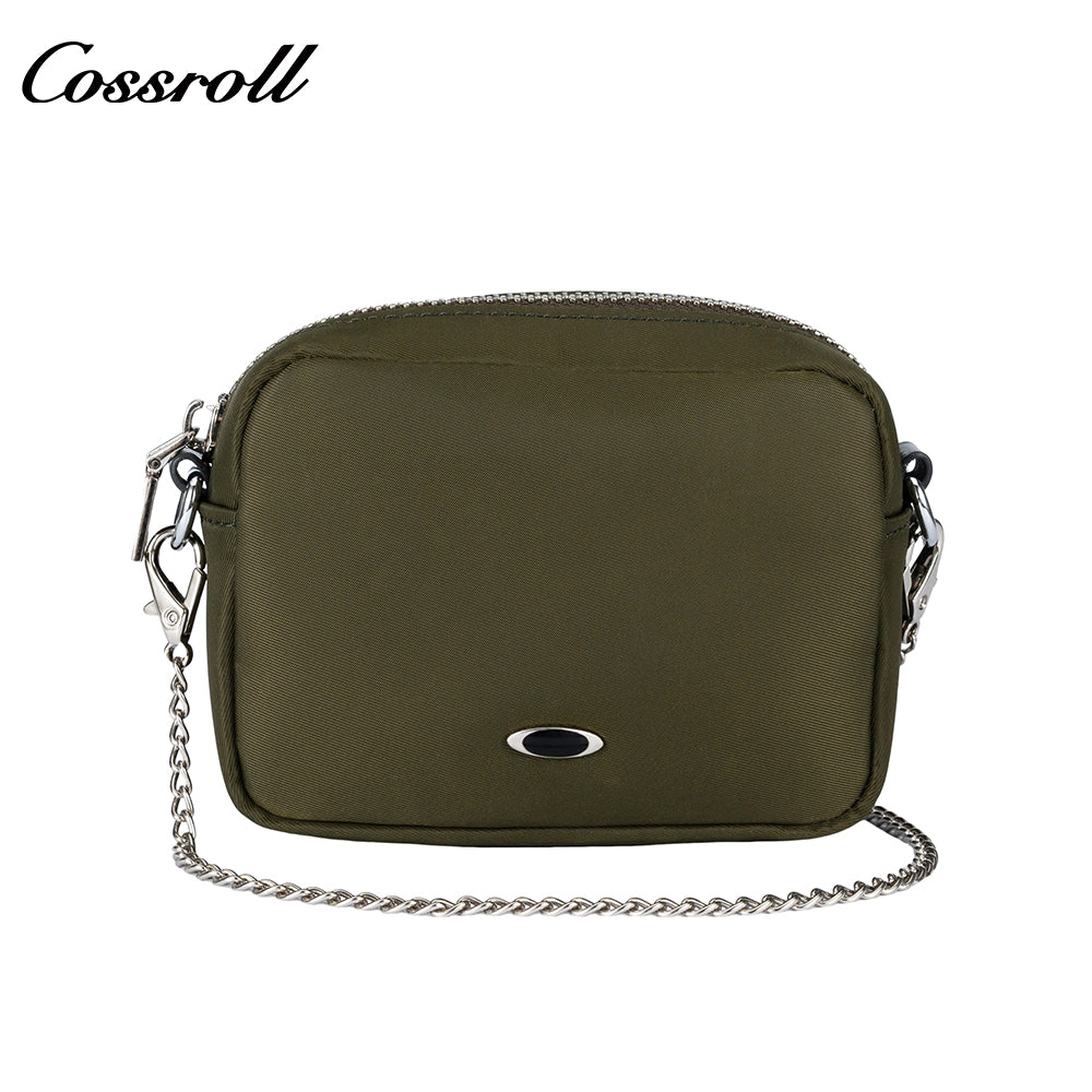 Simple small square wallet casual versatile ins style shoulder wallet lightweight sports style
